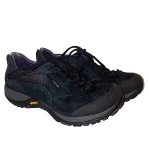 Dansko Paisley Black Suede Sneakers Size 38 / 8